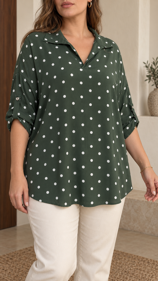 Melisse Polka Dot Blouse