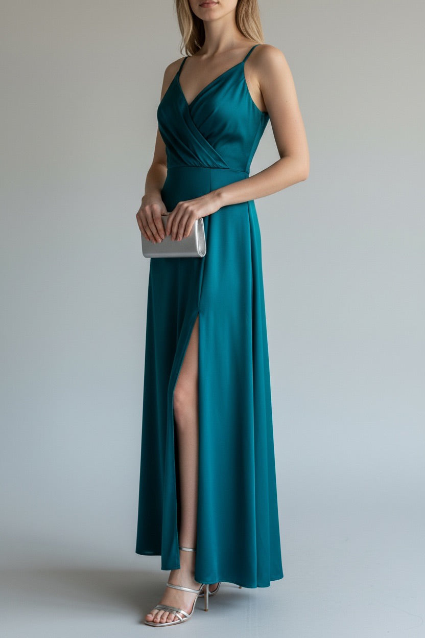 Verona Satin Maxi Dress