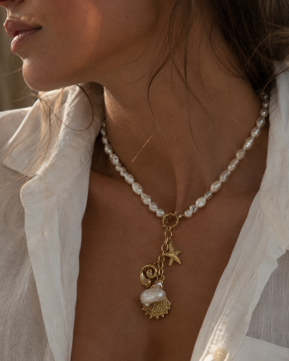 Calista Pearl Necklace