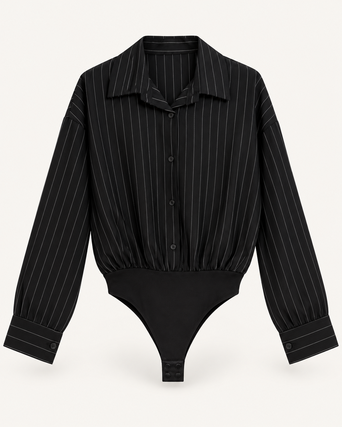 Vallorie Pinstripe Bodysuit