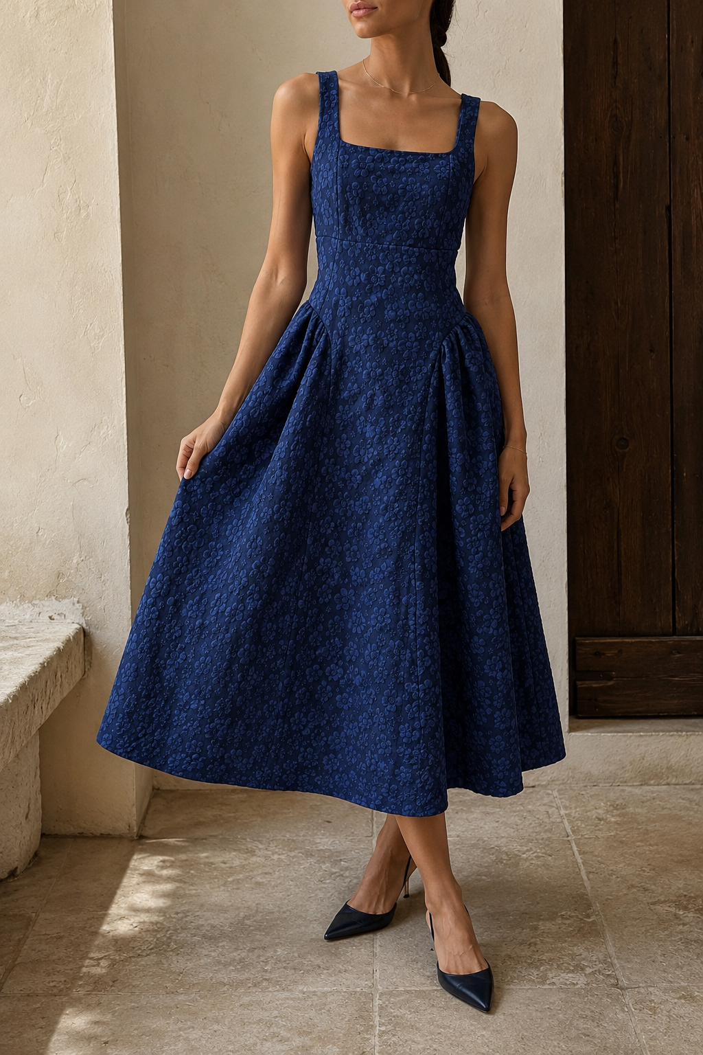Fiorelle Midi Dress