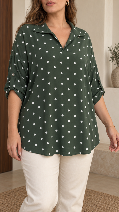 Melisse Polka Dot Blouse