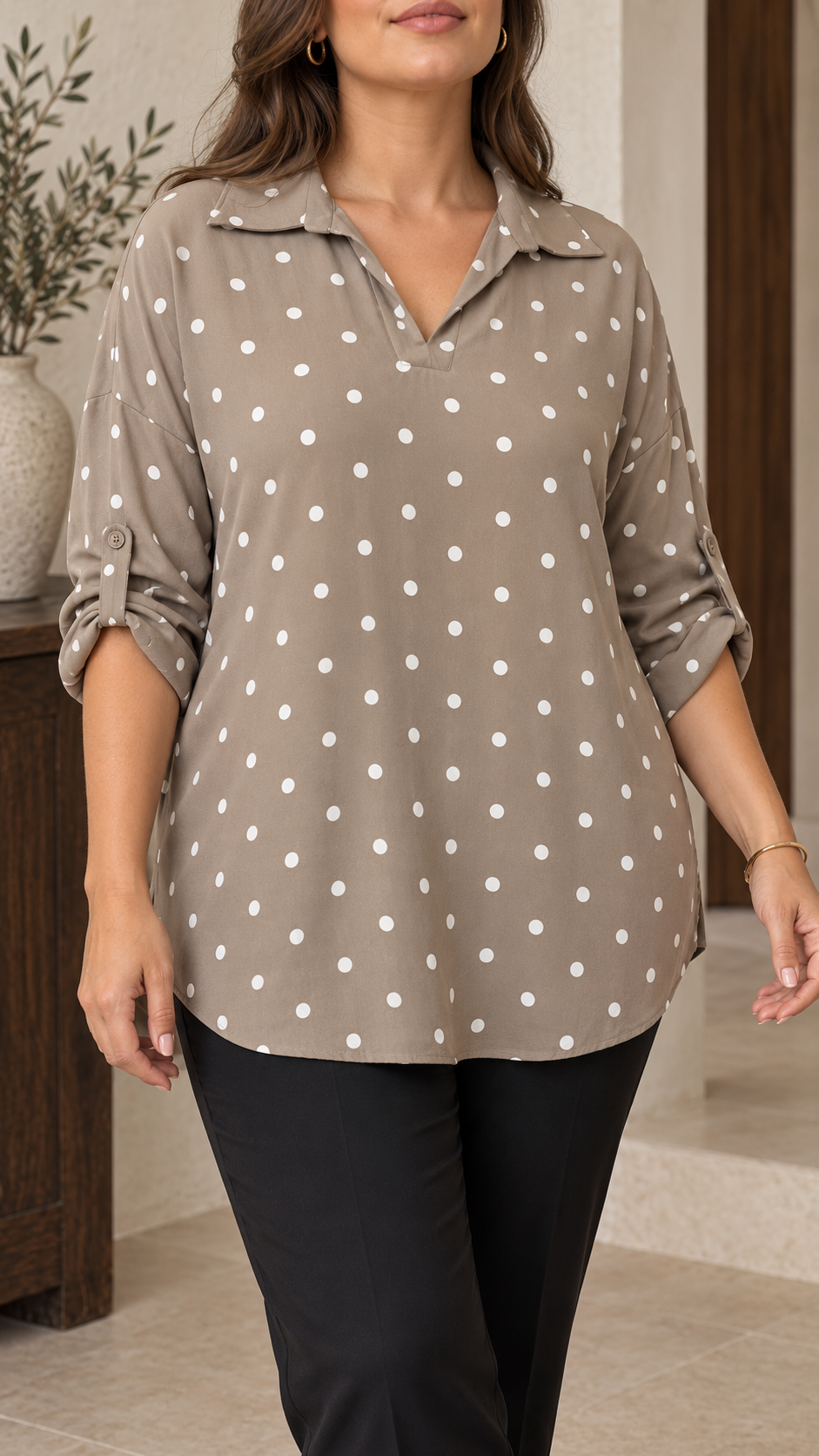 Melisse Polka Dot Blouse