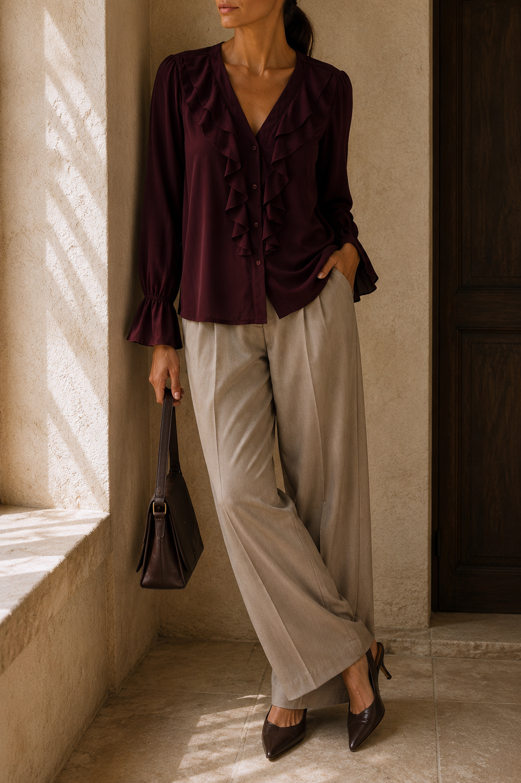 Arielle Ruffle Blouse