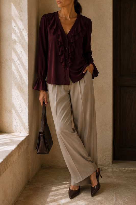 Arielle Ruffle Blouse