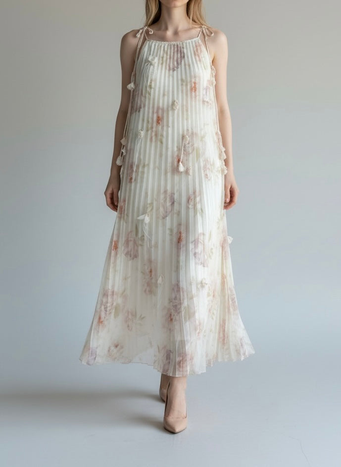 Dahlia Pleated Maxi Dress