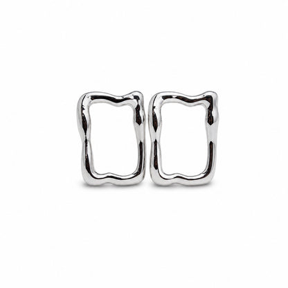 Silver Wave Earrings