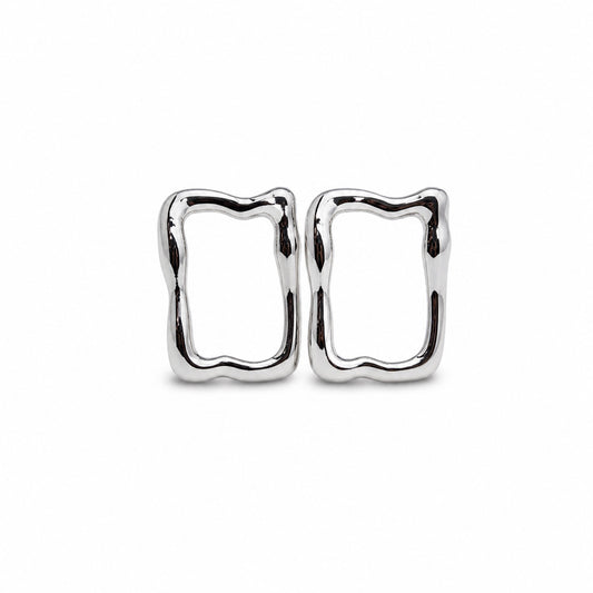 Silver Wave Earrings