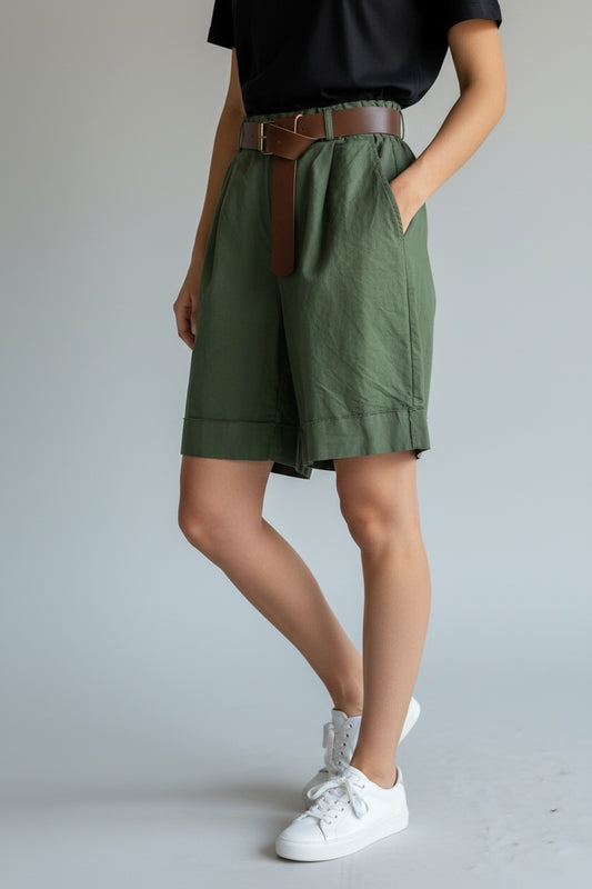 Belted Shorts