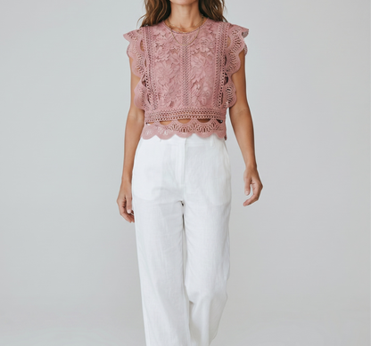 Camille Lace Top