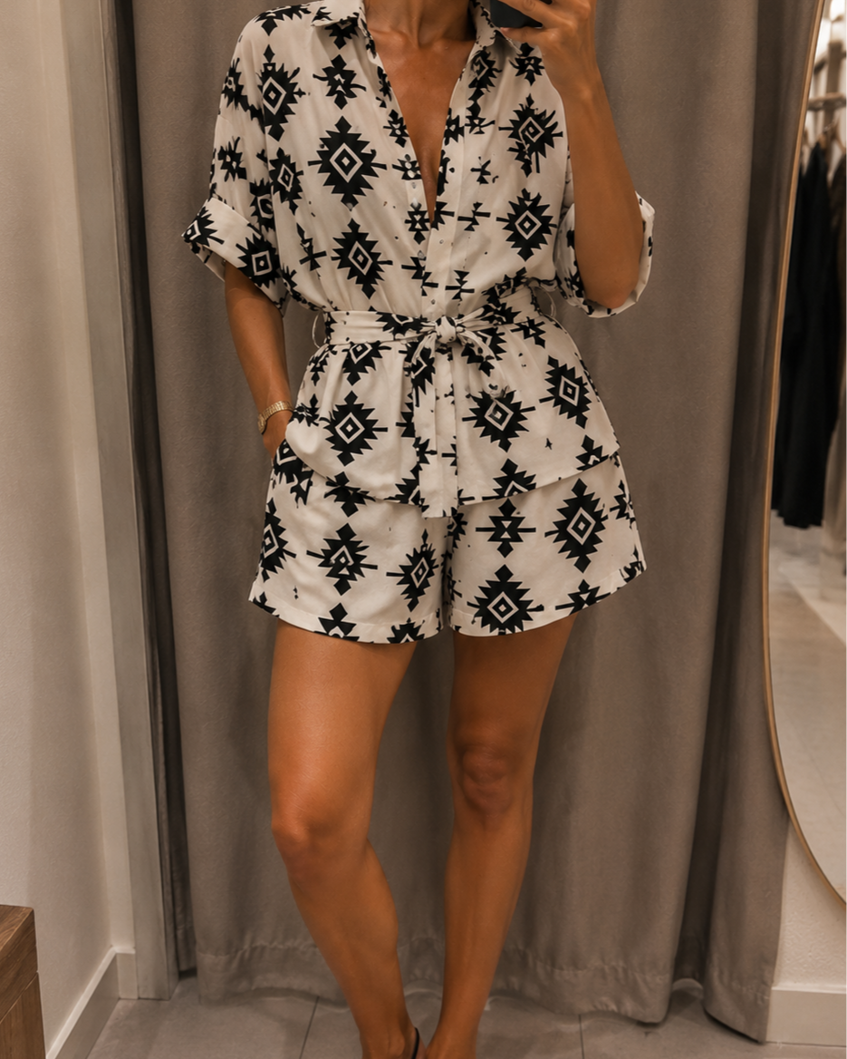 Nahla Printed Set