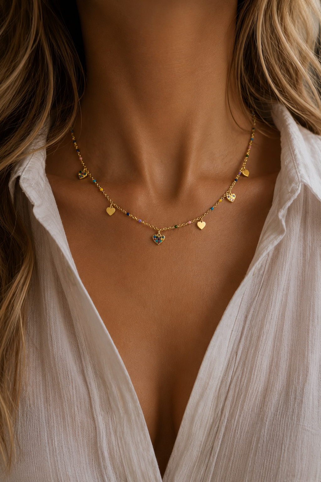 Candy Hearts Necklace