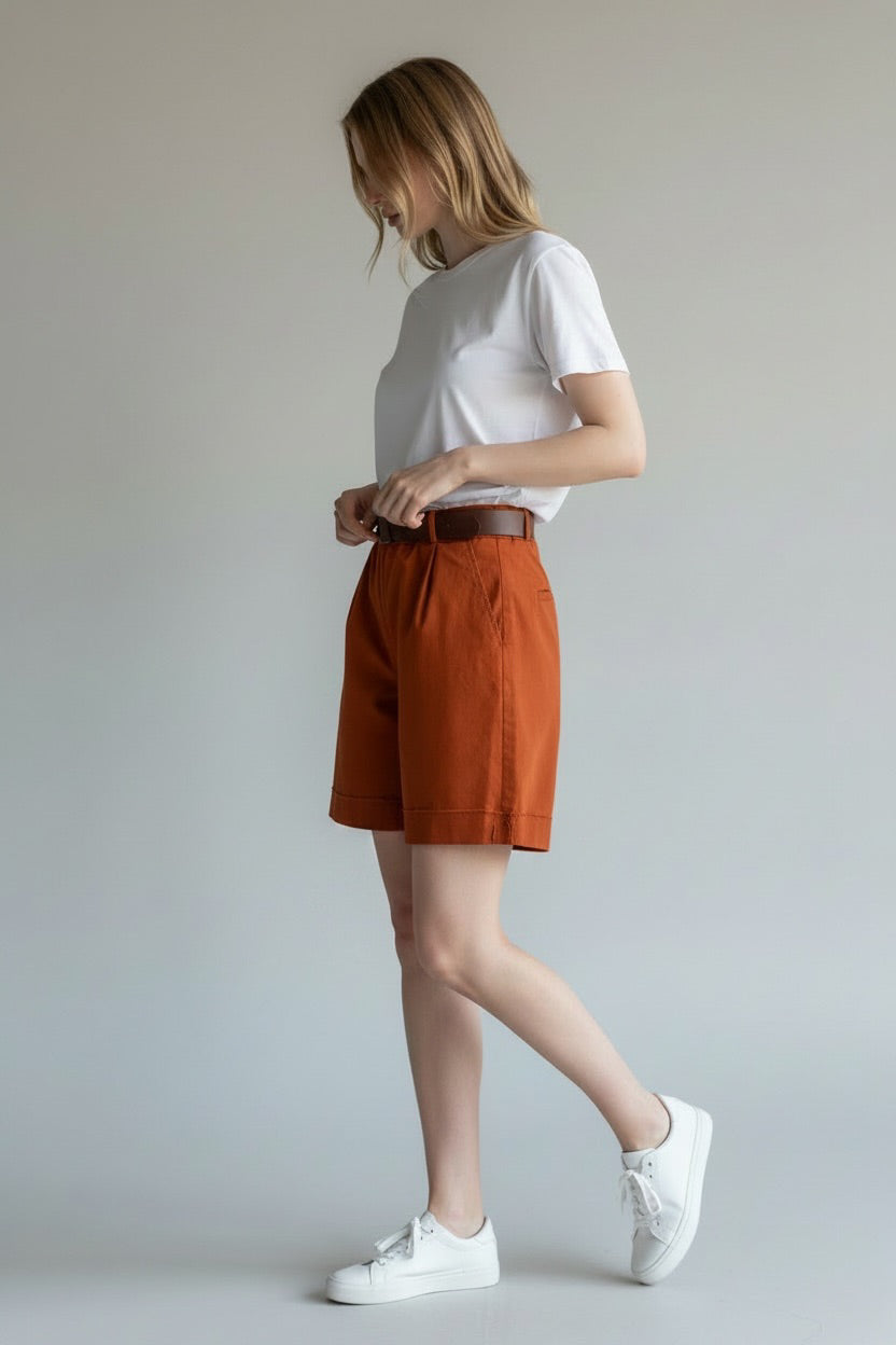 Belted Shorts