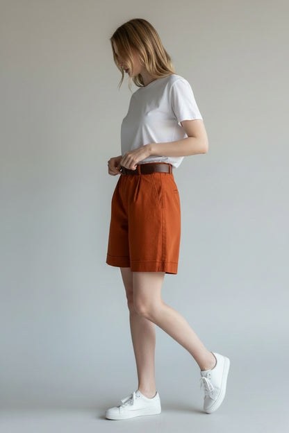 Belted Shorts