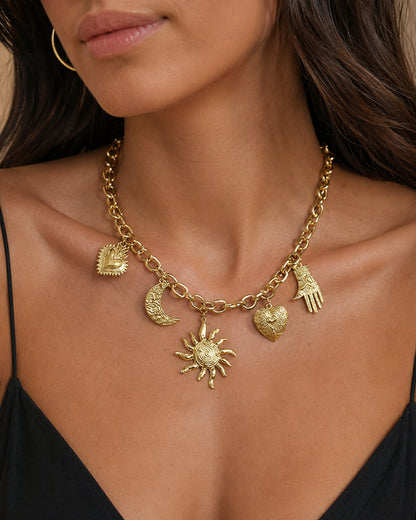 Solaria Charm Necklace