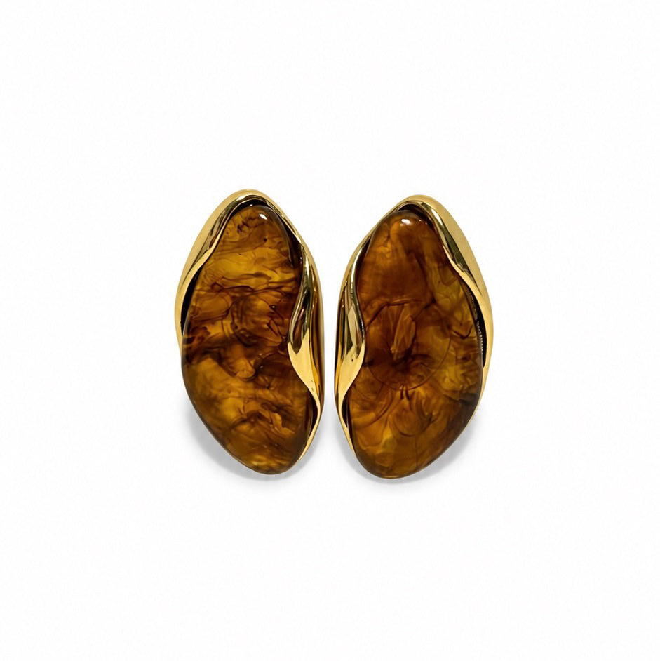 Amber Glow Earrings