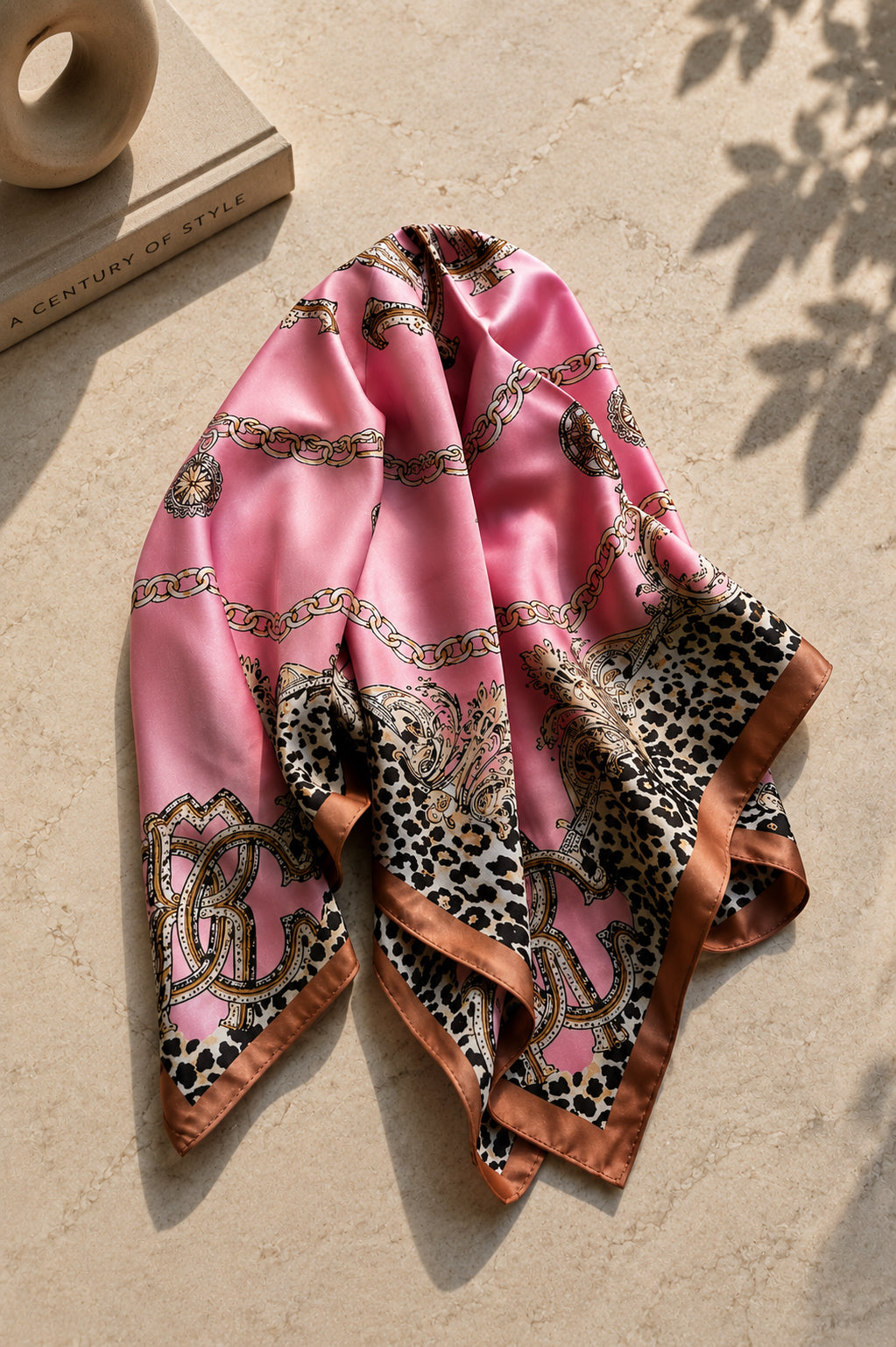 Blush Royale Satin Scarf