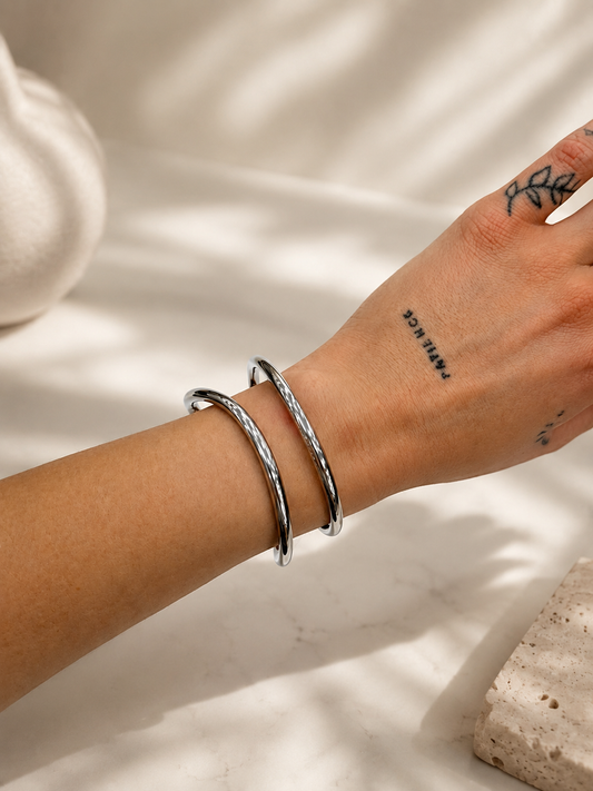 Infinity Silver Cuff