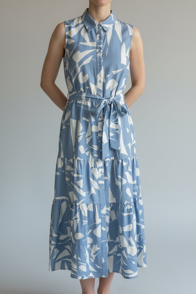 Leaves Midi Dress