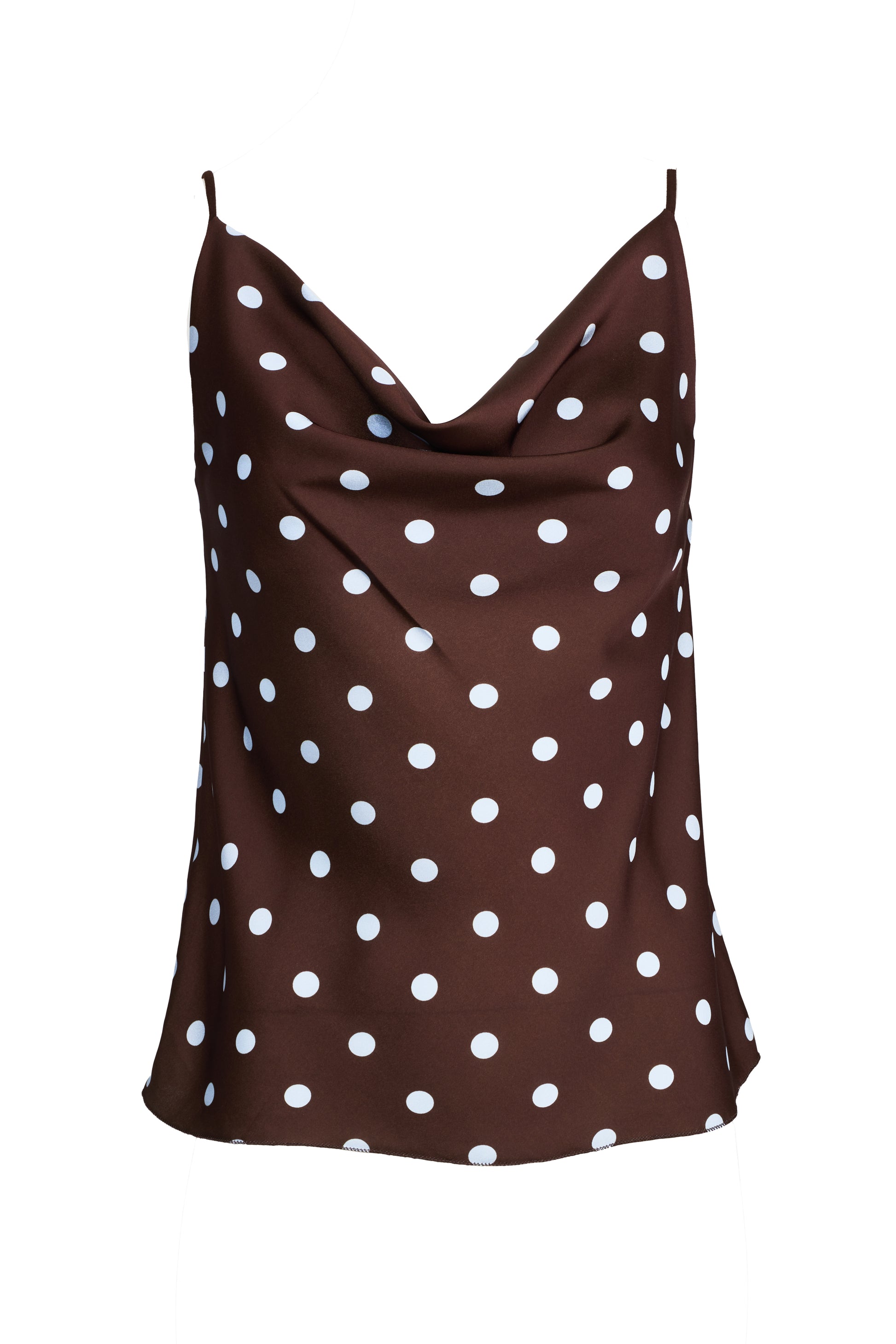 Polka Satin Top