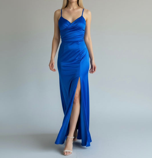 Verona Satin Maxi Dress