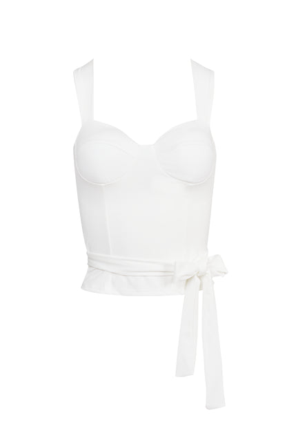 Sculpt Tie Corset Top