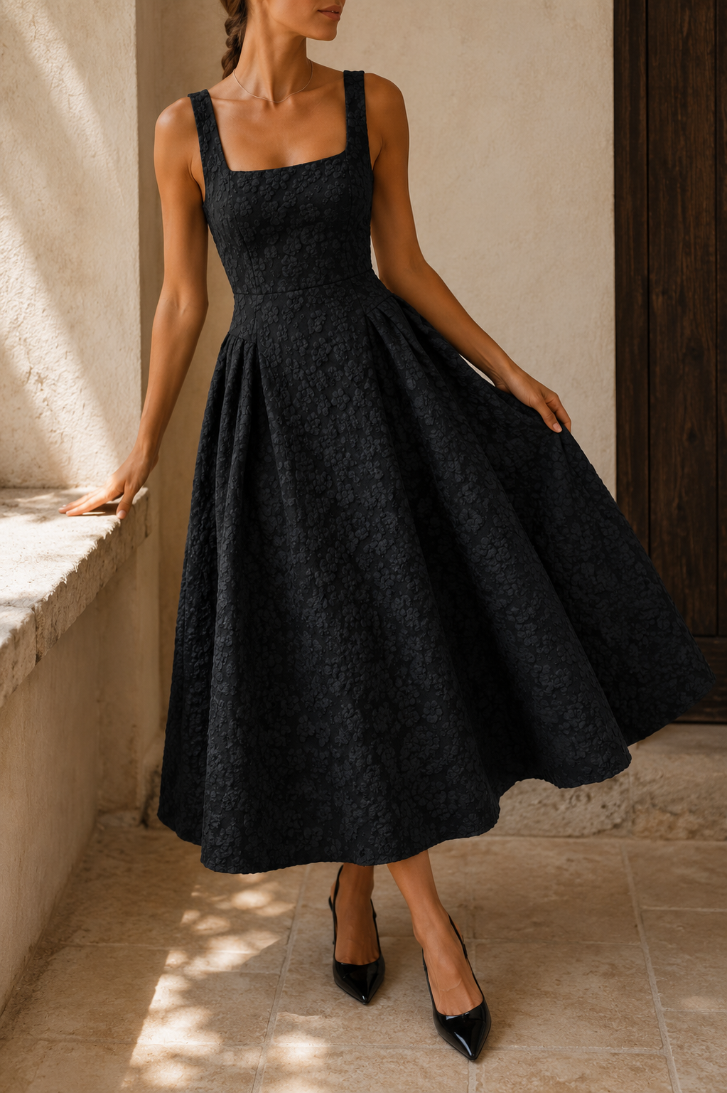 Fiorelle Midi Dress