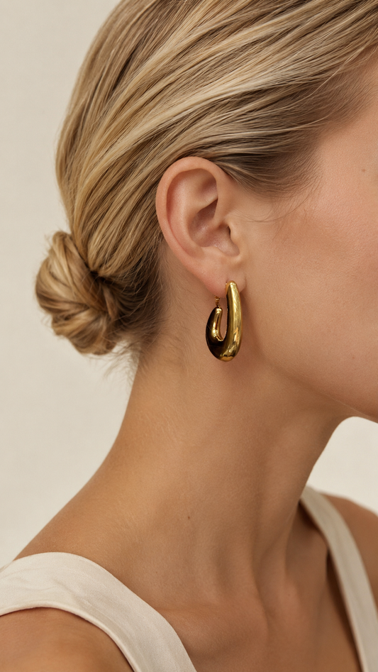 Odelisse Sculpted Hoops