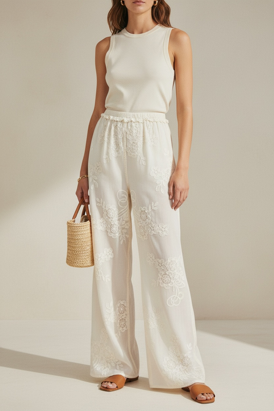 Solea Embroidered Pants