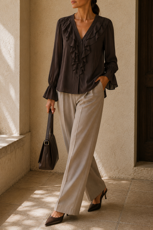 Arielle Ruffle Blouse