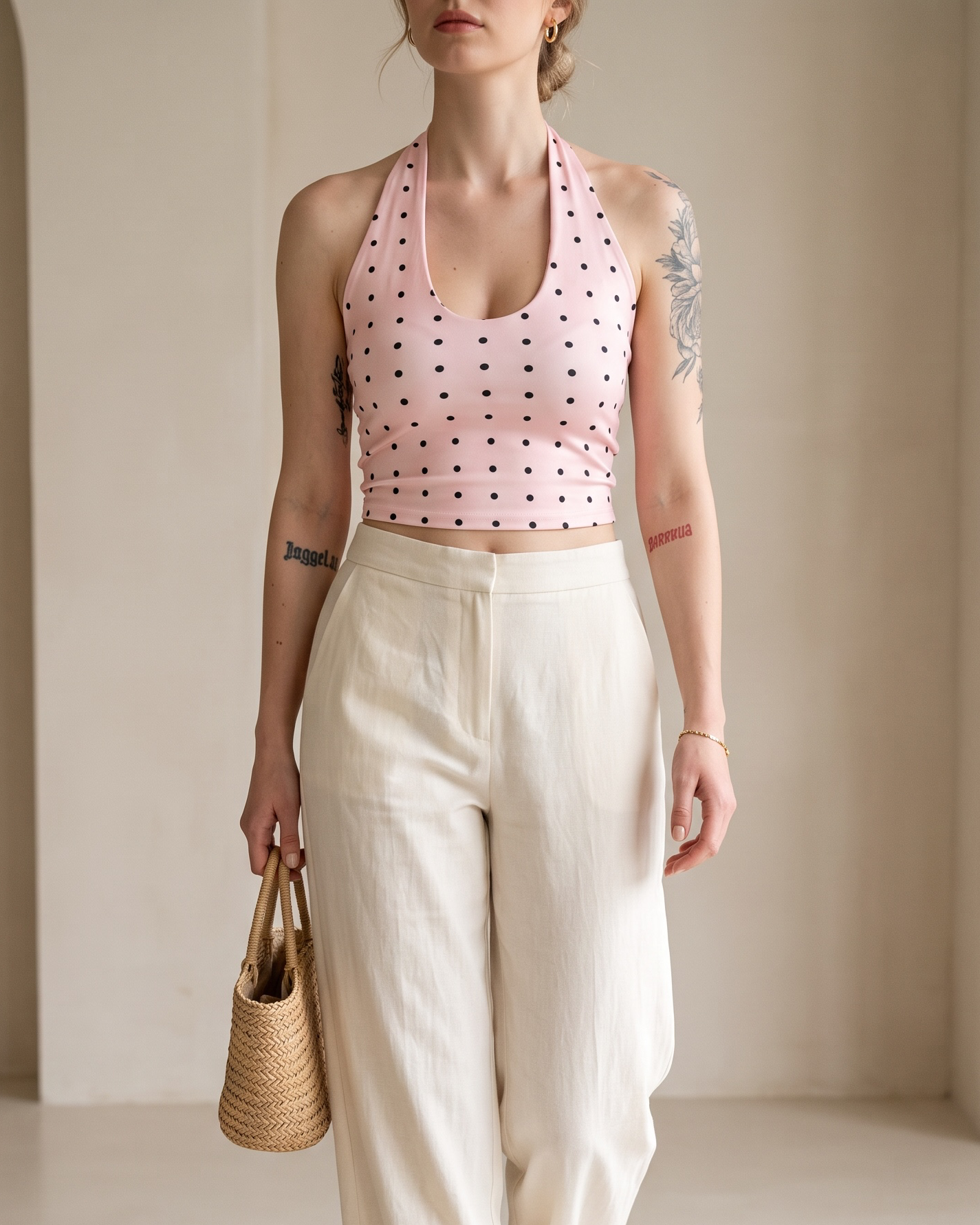 Pink Polka Top