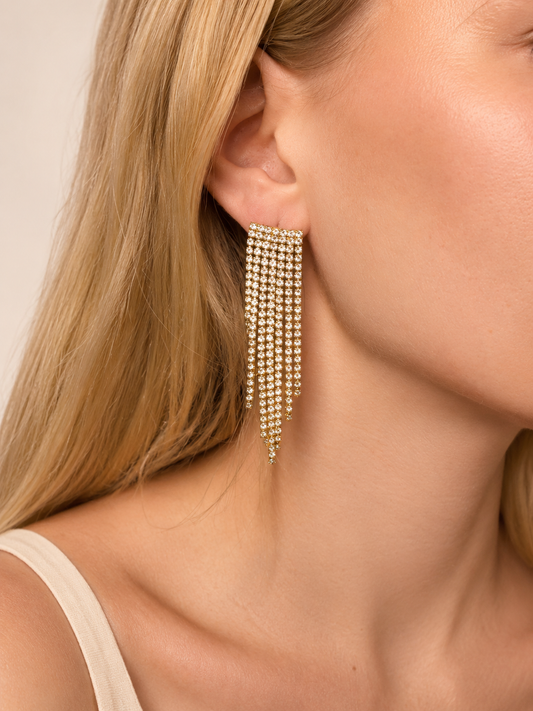 Liorenne Crystal Drop Earrings