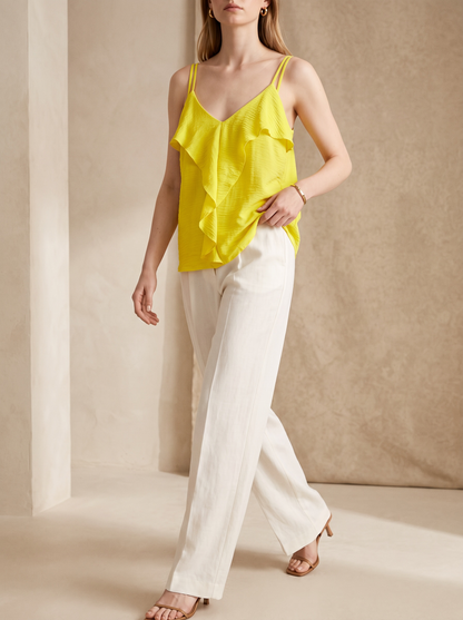 Solène Ruffle Top