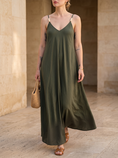 Evadne Beaded Maxi Φόρεμα